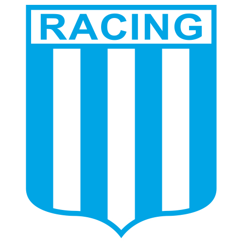 Escudo de futbol del club RACING 2